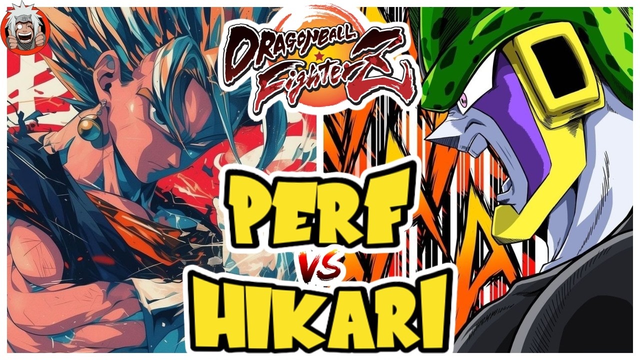 DBFZ Hikari vs perf (GogetaSSB, Vegito, A17) vs (GogetaSSB, Cell, Vegito) 1.42