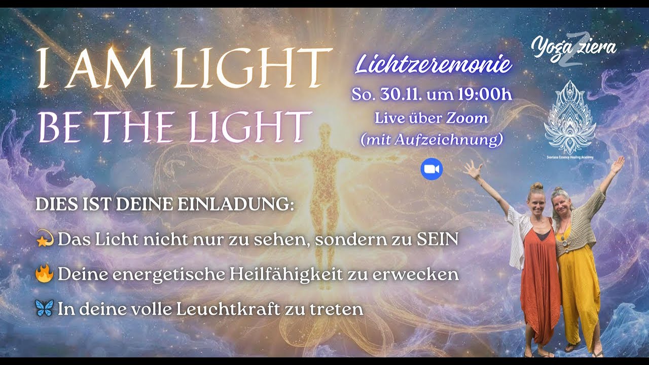 I AM LIGHT 🌟 BE THE LIGHT (ungeschnittene live Aufzeichnung)