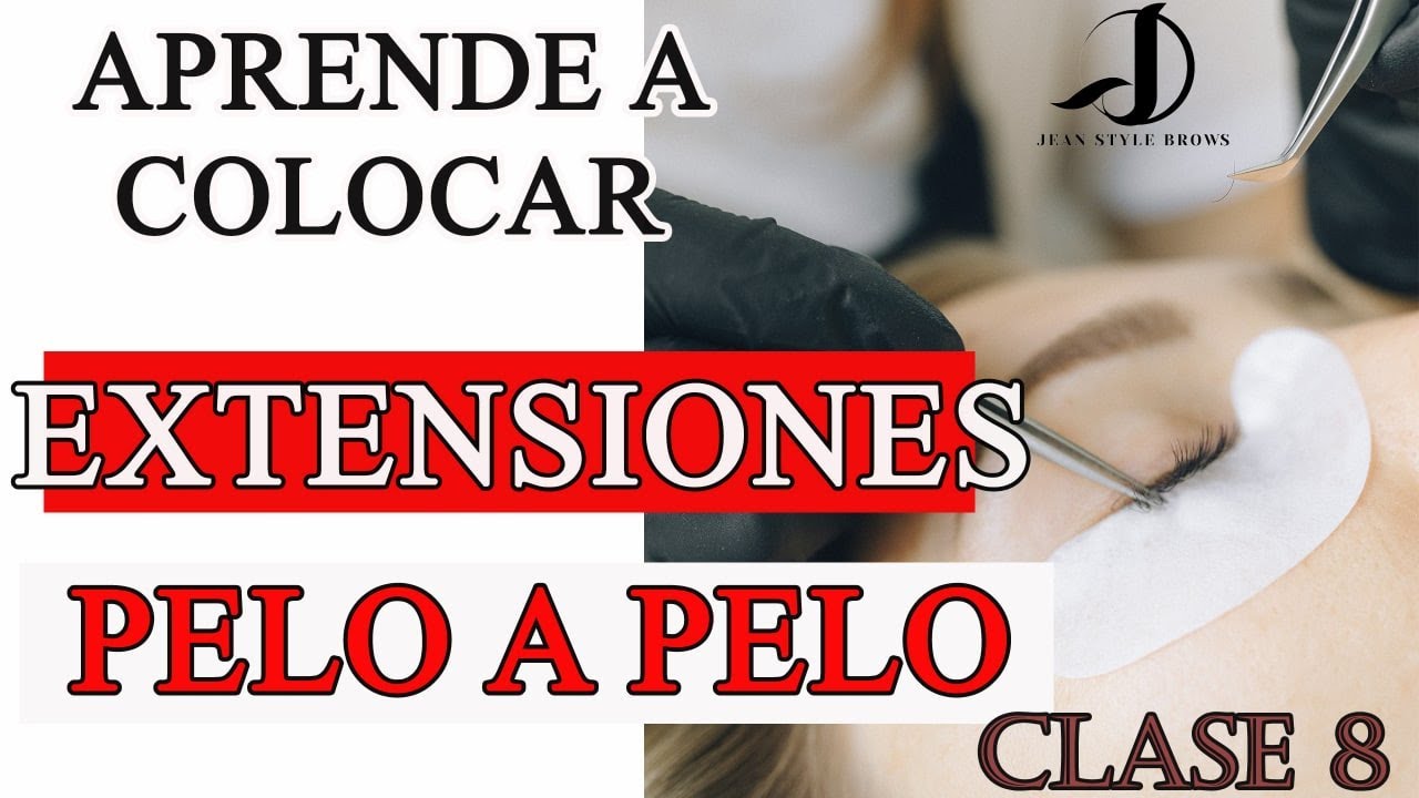👉 Aprende a colocar (Extensiones de Pestañas pelo a pelo)  Te revelo todo 📢 Clase 8