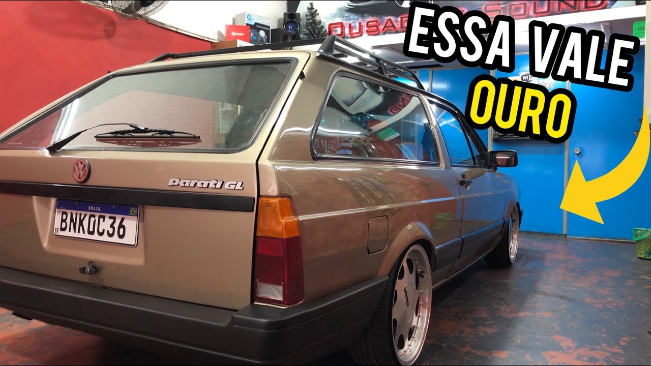 DEIXAMOS A PARATI GL MONOCROMÁTICA MAIS ZERA DO QUE QUANDO SAIO DA VW!!!| AMANTE DOS BAIXOS