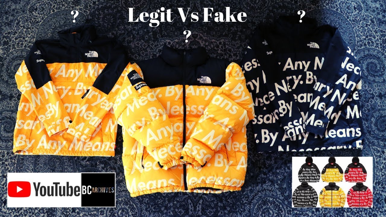 Supreme By Any Means Necessary Jacket Legit Check