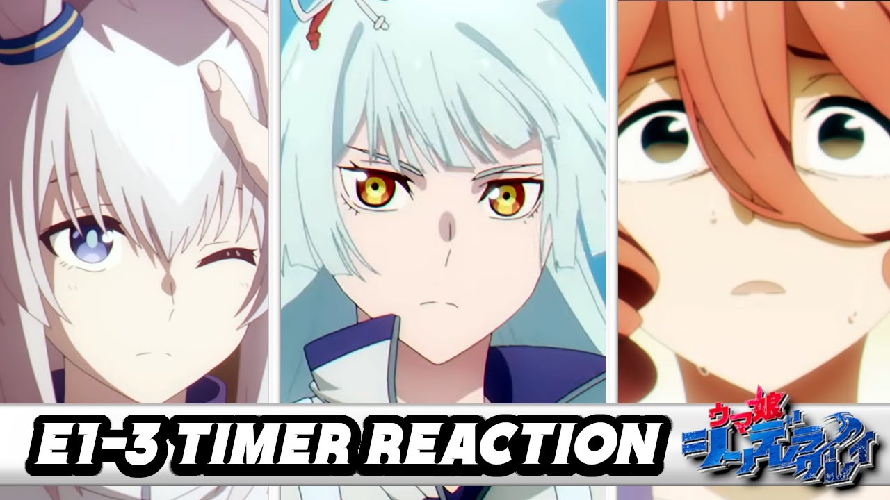 Timer Rewatch Reaction | Umamusume: Cinderella Gray | Episodes 1-3