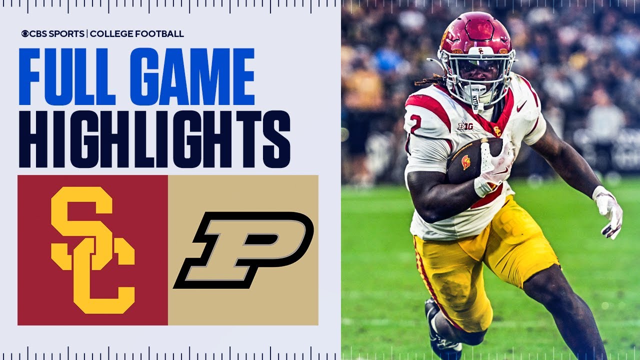 USC Trojans vs Purdue Boilermakers | Full Game Highlights | College Football Week 3