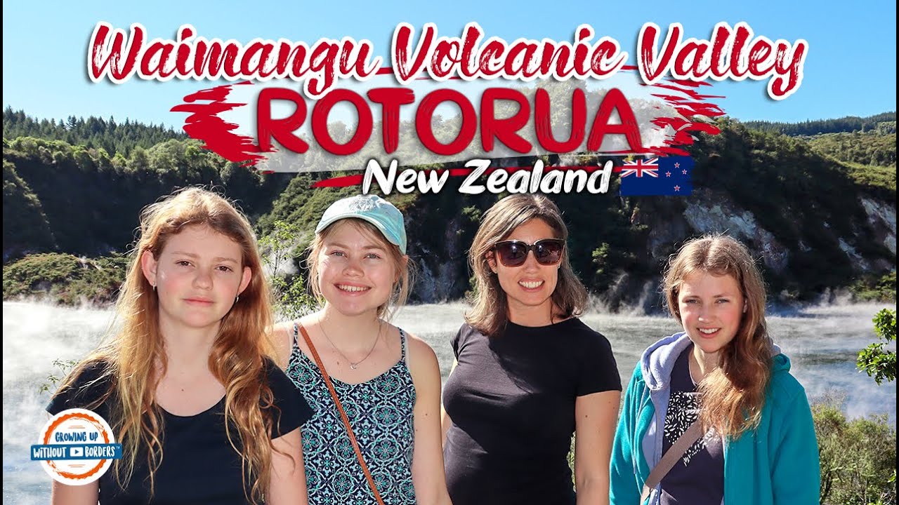 8th Wonder of the World EXPLODED! Rotorua New Zealand 🇳🇿 Waimangu Valley |197 Countries 3 Kids