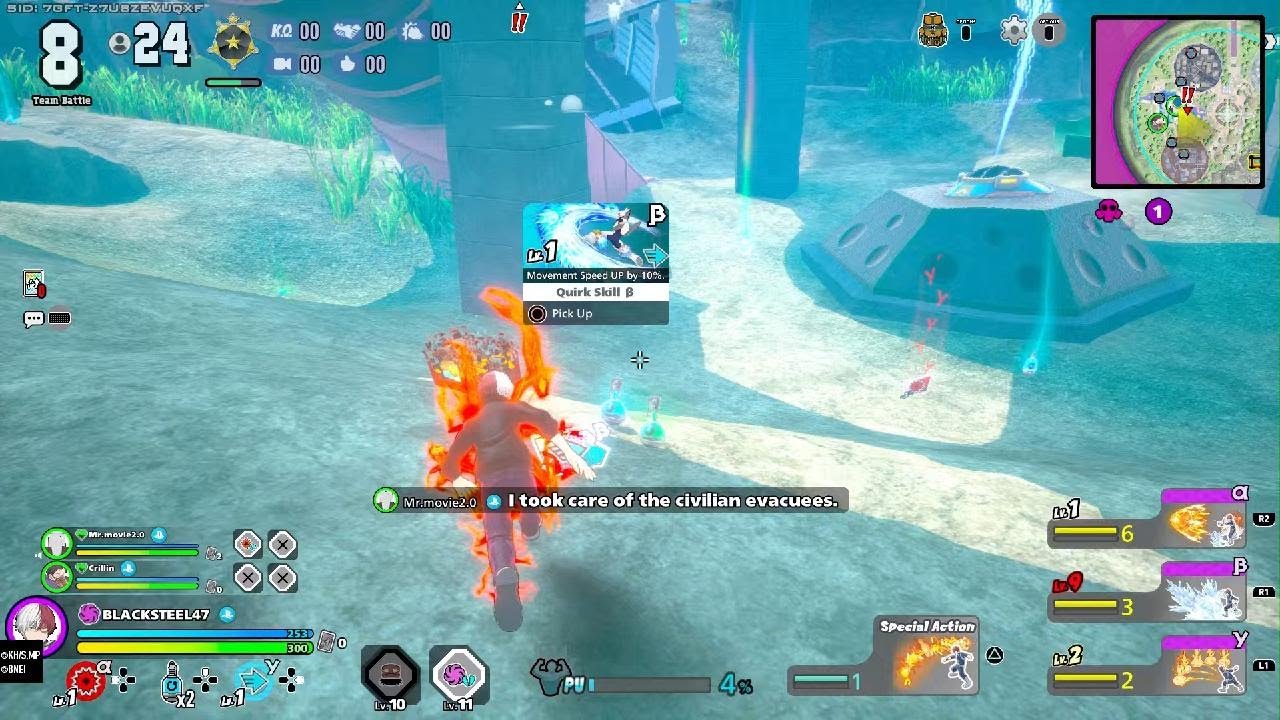  Ranked Matchs be going crazy in MY HERO ULTRA RUMBLE