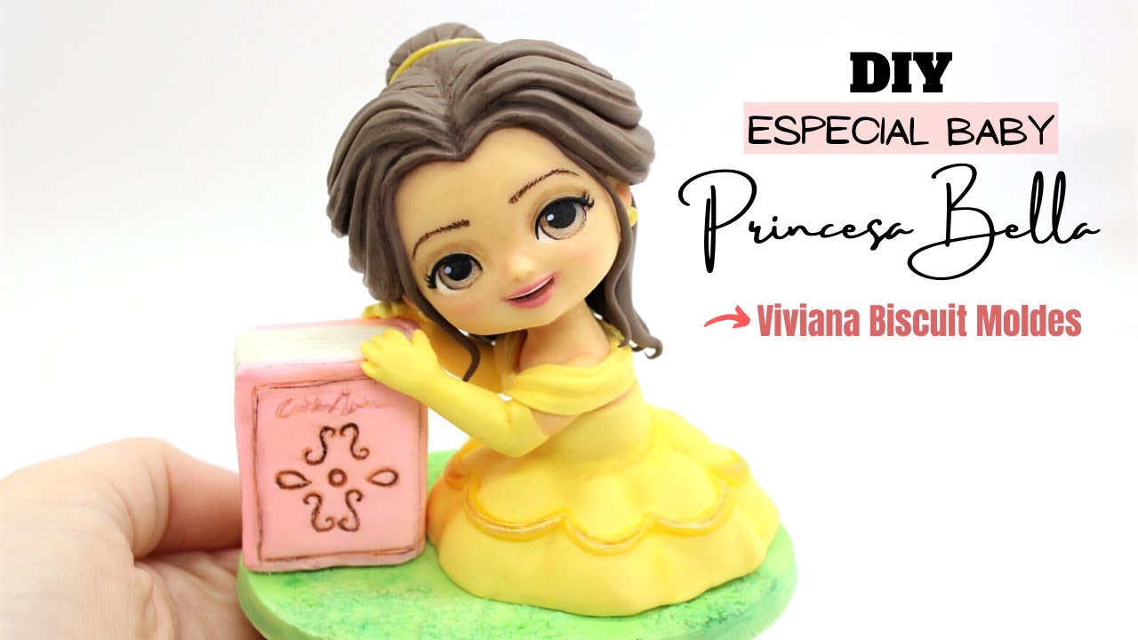 Especial Baby Princesa Bella em Biscuit para iniciantes - /Viviana Biscuit Moldes
