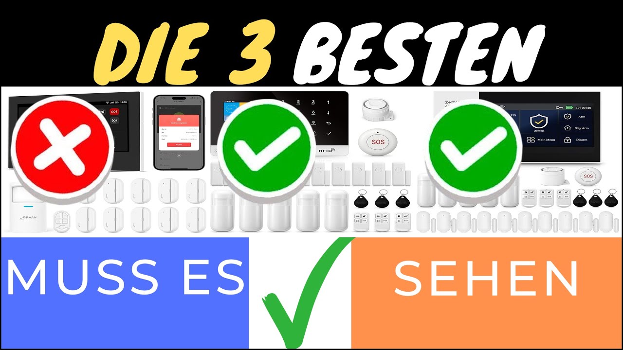 DIE 3 BESTEN ALARMANLAGEN F&Uuml;R DEIN HAUS 2026! 🔒🏠 SICHERHEIT NEU DEFINIERT!