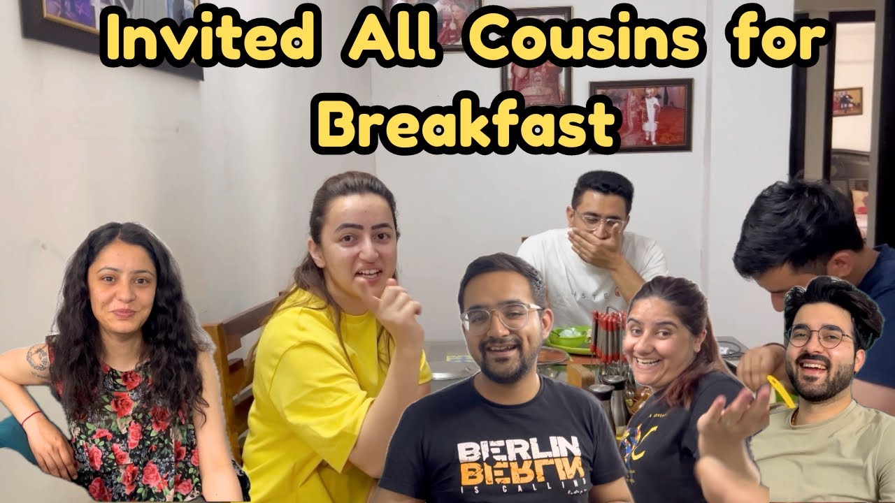 Special Breakfast Made by Anjana for All Cousins 😍 | Hume Mila Special Gift 🎁 🤩