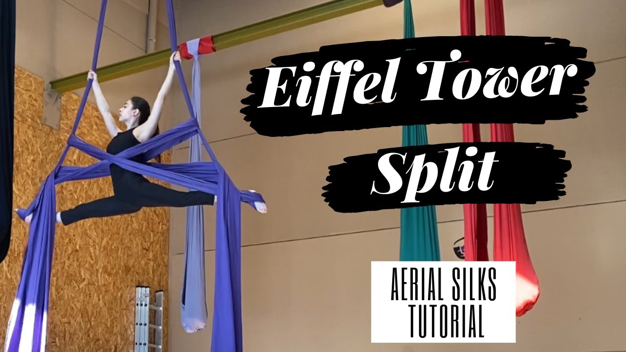 Aerial Silks Eiffel Tower Split Tutorial | Telas Aéreas Tutorial Split