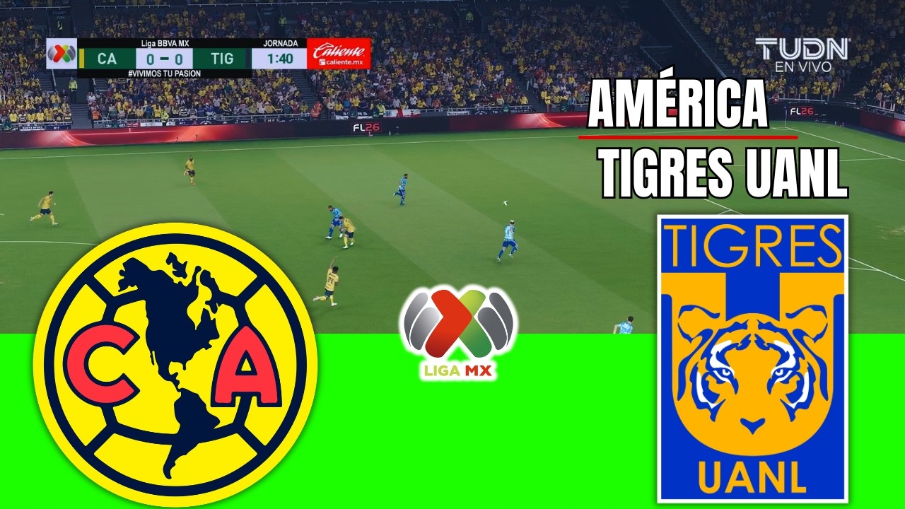 AMÉRICA vs TIGRES UANL LIGA MX CLAUSURA 2026 Full Match Simulation/Prediction PES 26 Gameplay