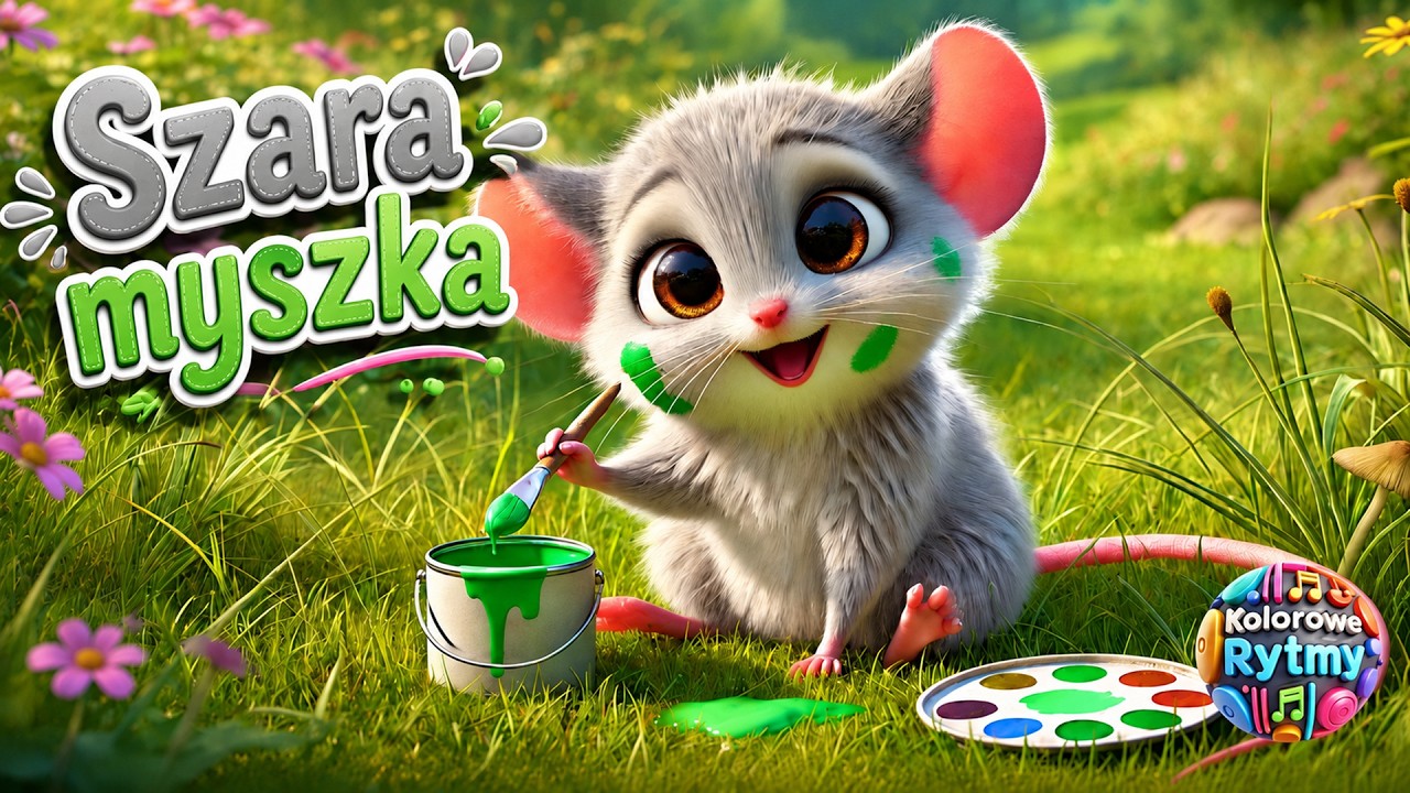 Szara myszka - piosenki dla dzieci - KOLOROWE RYTMY
