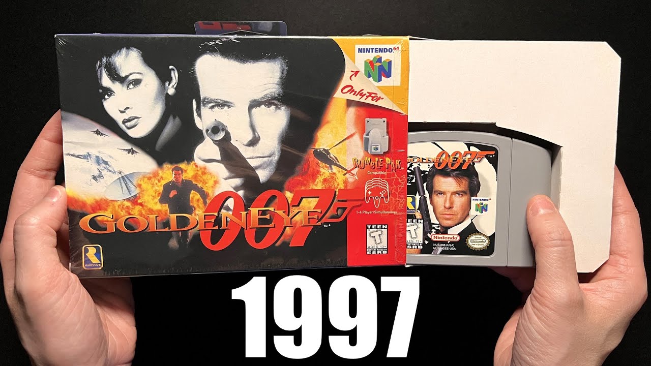 HANDS ON GoldenEye 007 on Nintendo 64 [N64] UNBOXING