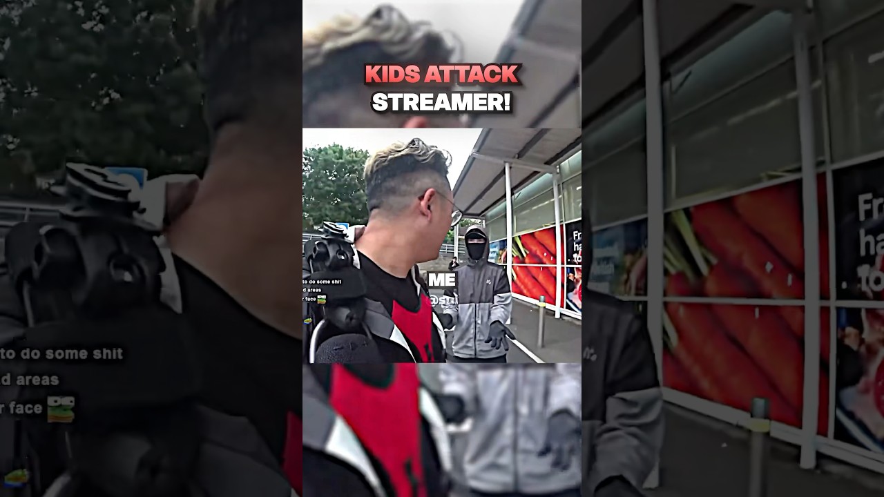 Streamer Attacked By Kids On Livestream! 🔴​⁠ @CookSux