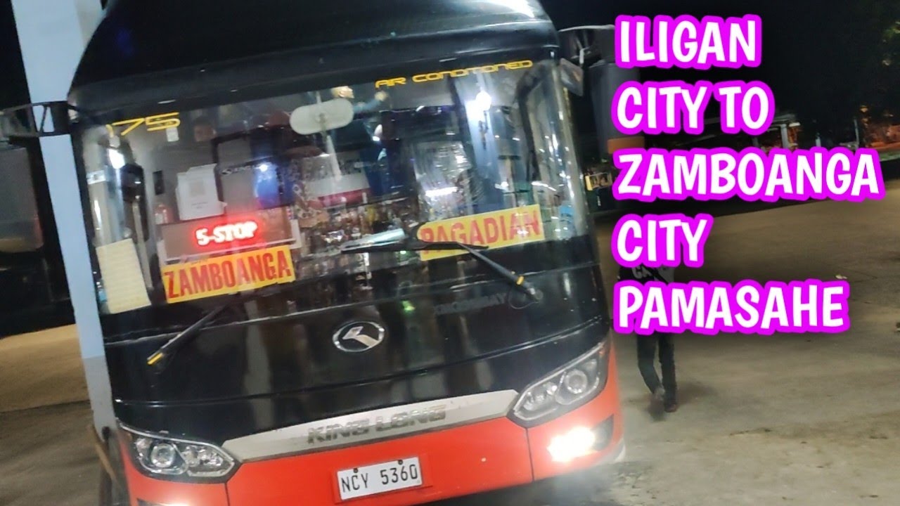 ILIGAN TO ZAMBOANGA CITY PAMASAHE