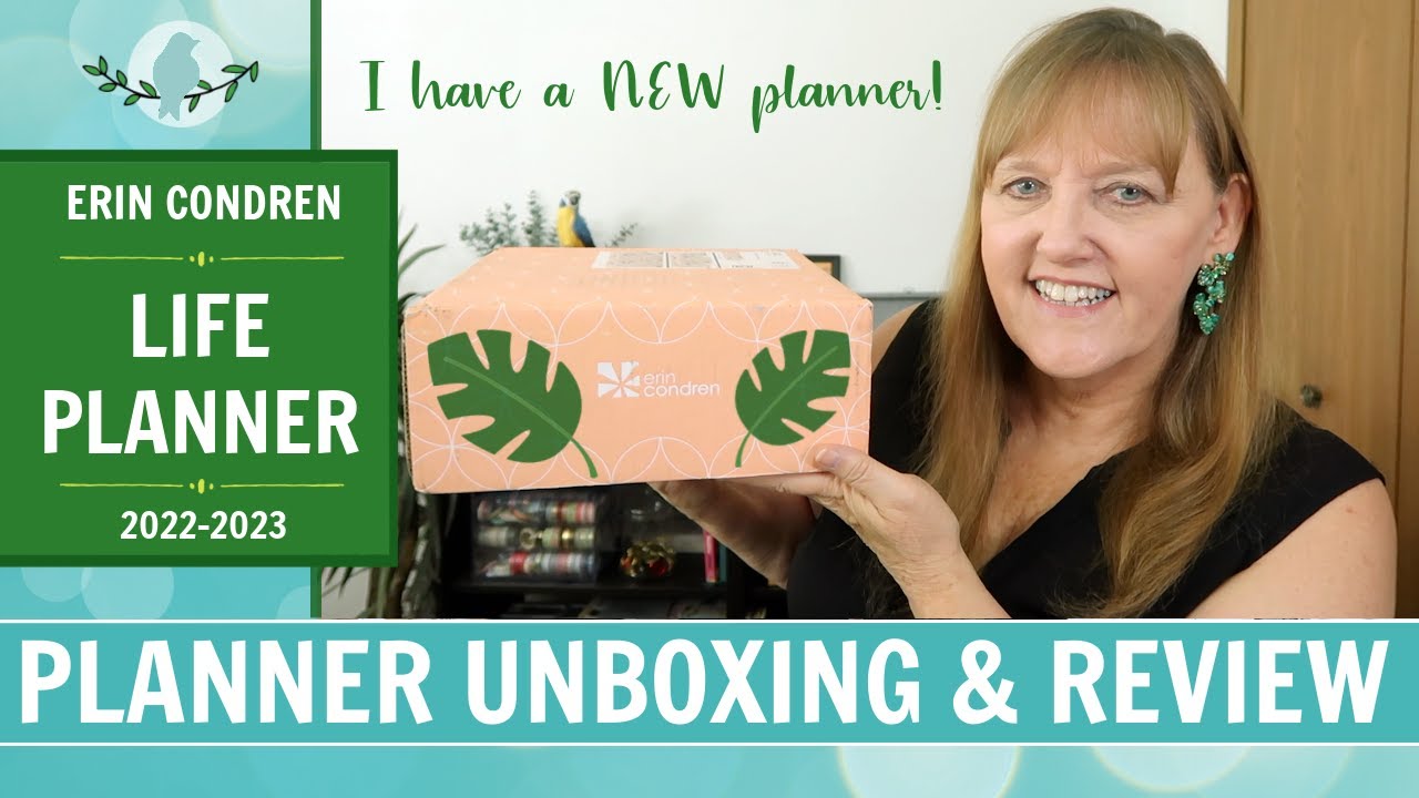 NEW Erin Condren Life Planner Unboxing & Review