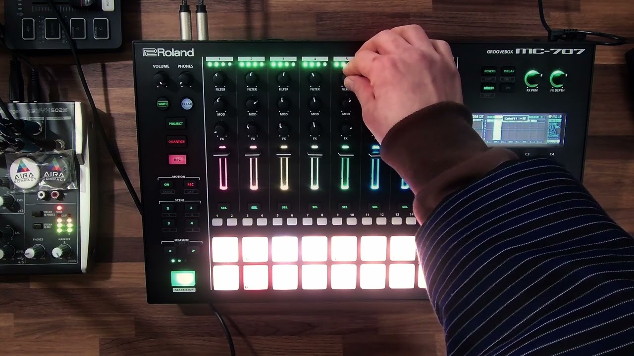 Roland MC-707 | Techno Jam | 2026-01-25