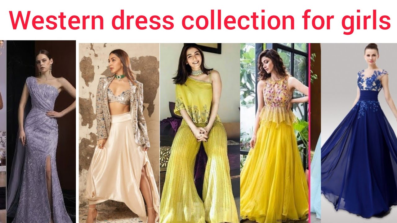 Western dress collection for girls 💕 new and trendy dress designs #fashionvlog #dressdesign #fyp