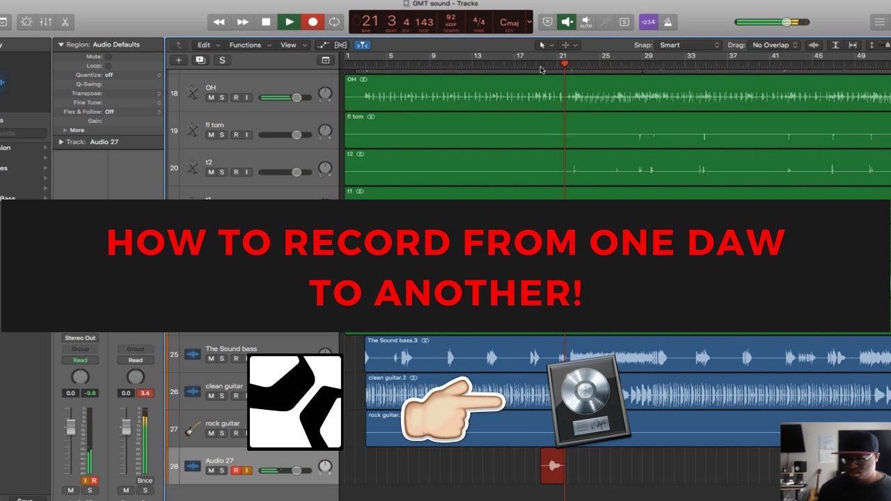 How To Directly Record From One DAW to Another!