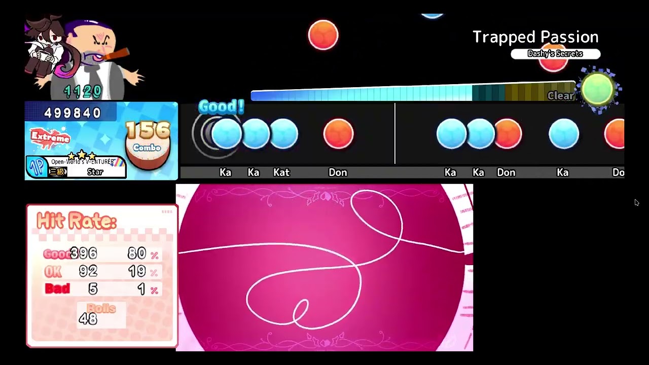 Trapped Passion by Dashy, on Extreme (OpenTaiko)