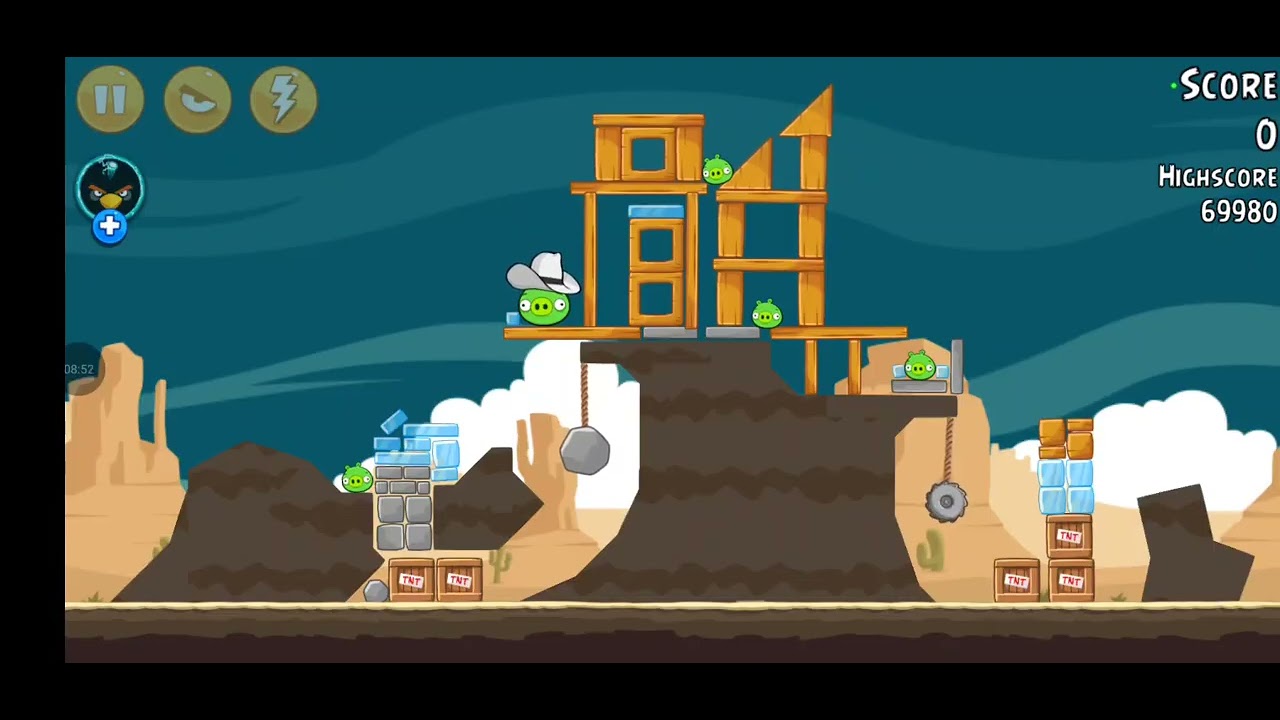 Let's Play Angry Birds Mighty Eagle #16 Ep55