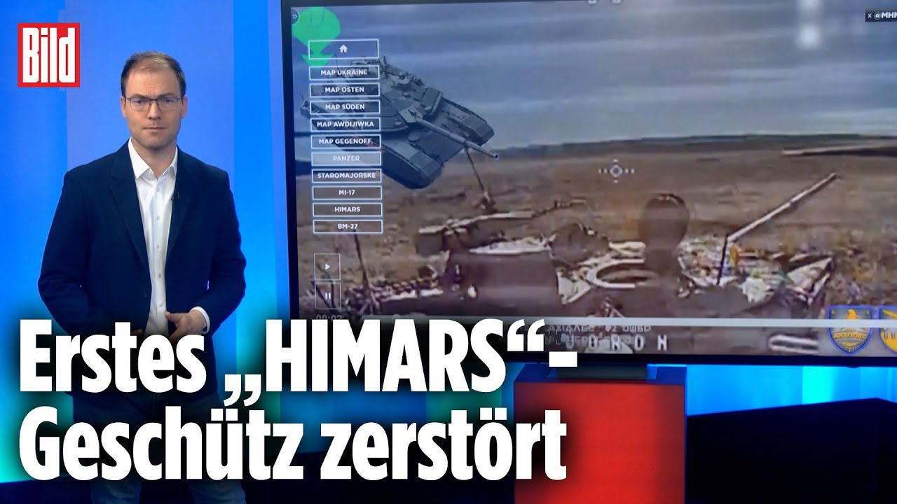 Bester Russen-Panzer explodiert | BILD-Lagezentrum