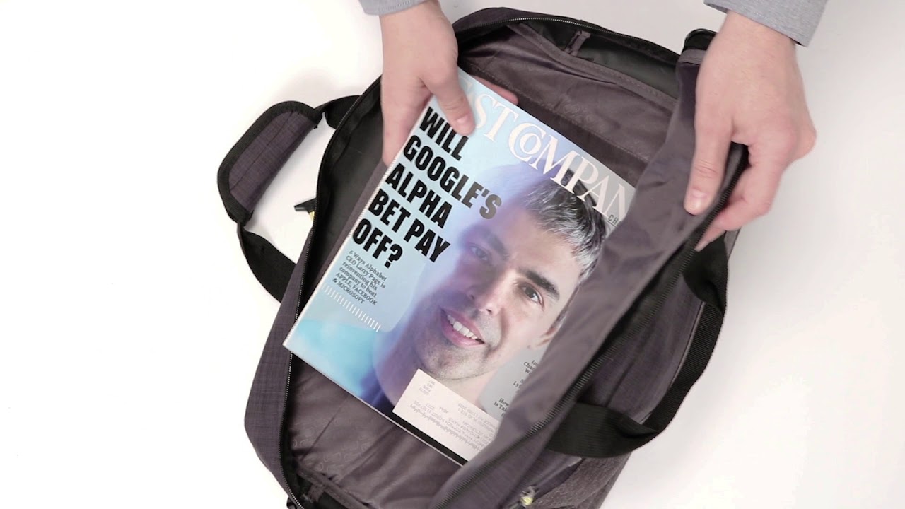 A Backpack That Can Transform into a Briefcase