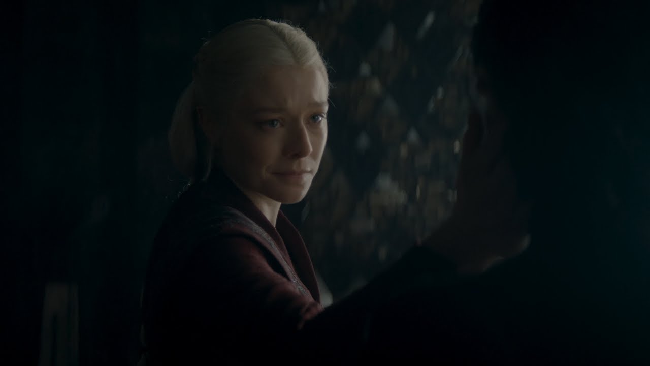 Queen Rhaenyra tells Prince Jacaerys about Aegon the Conqueror's dream - House of the Dragon S02