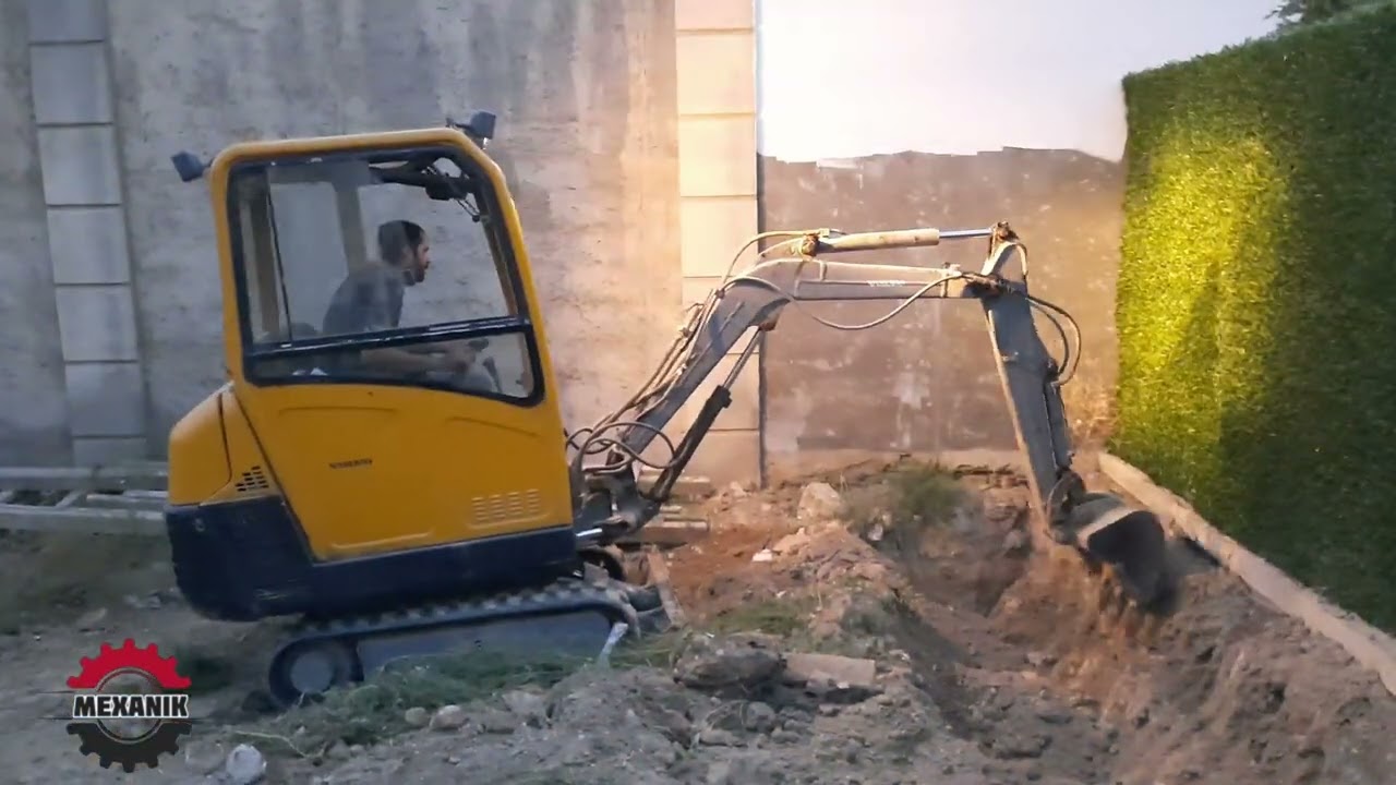 Volvo Ec15 mini excavator job videos Volvo Ec15 mini ekskavatör iş videoları