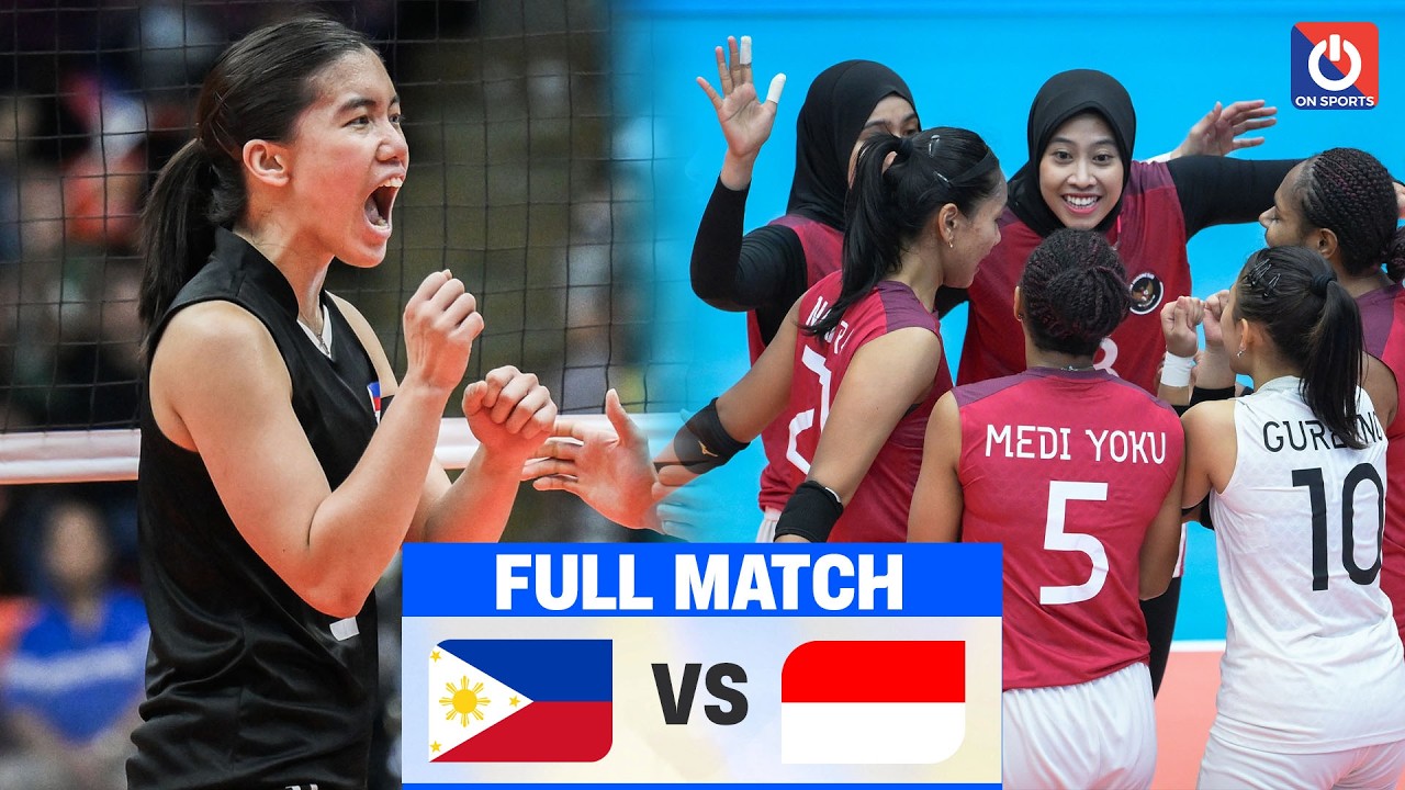 FULL HD | PHILIPPINES vs INDONESIA | Megawati rực cháy trước De Guzman - Solomon