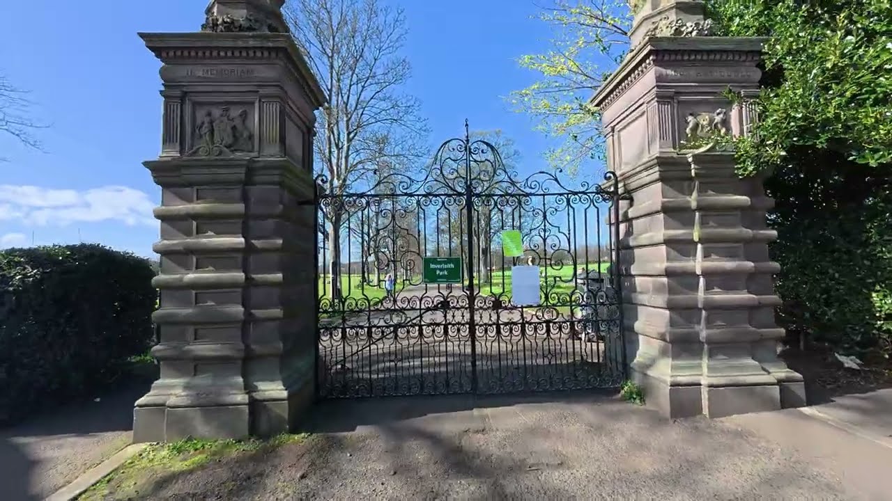 Scenic Inverleith Park, EDINBURGH  I  4K