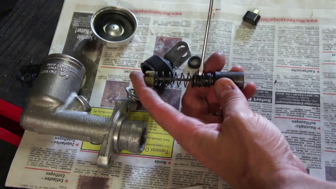 1968 MGC Clutch Master Cylinder Rebuild
