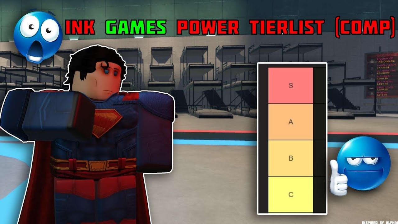INK GAME POWER TIERLIST | BEST RATING 🔥❤️‍🔥