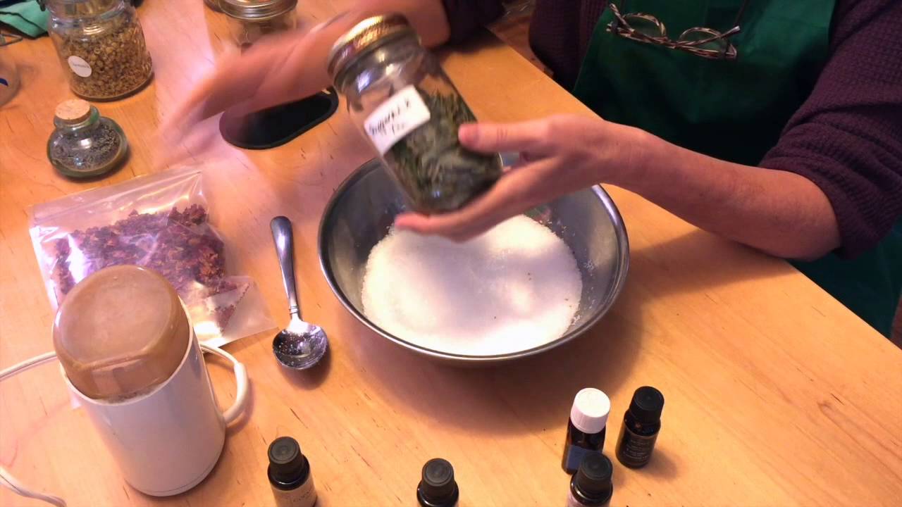 How to Make an Herbal Bath Soak