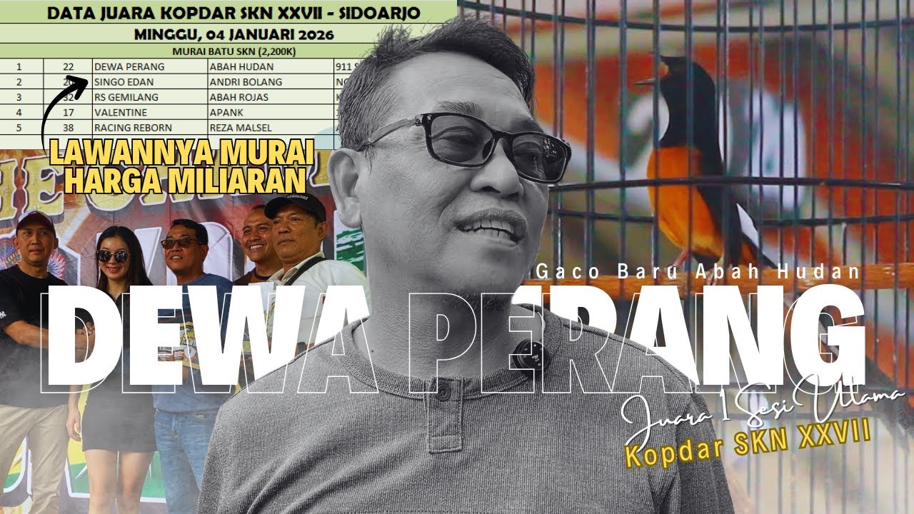 Lawan Murai Harga Miliaran‼️Dewa Perang Juara di Seai Utama Kopdar SKN XXVII