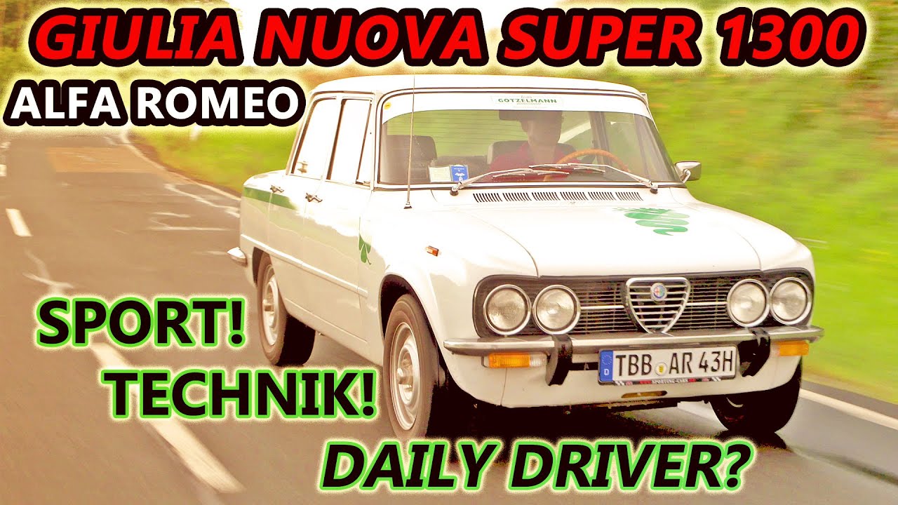 Alfa Romeo Giulia Nuova Super 1300 - Sport, Technik & Daily Driver? | Garagengold