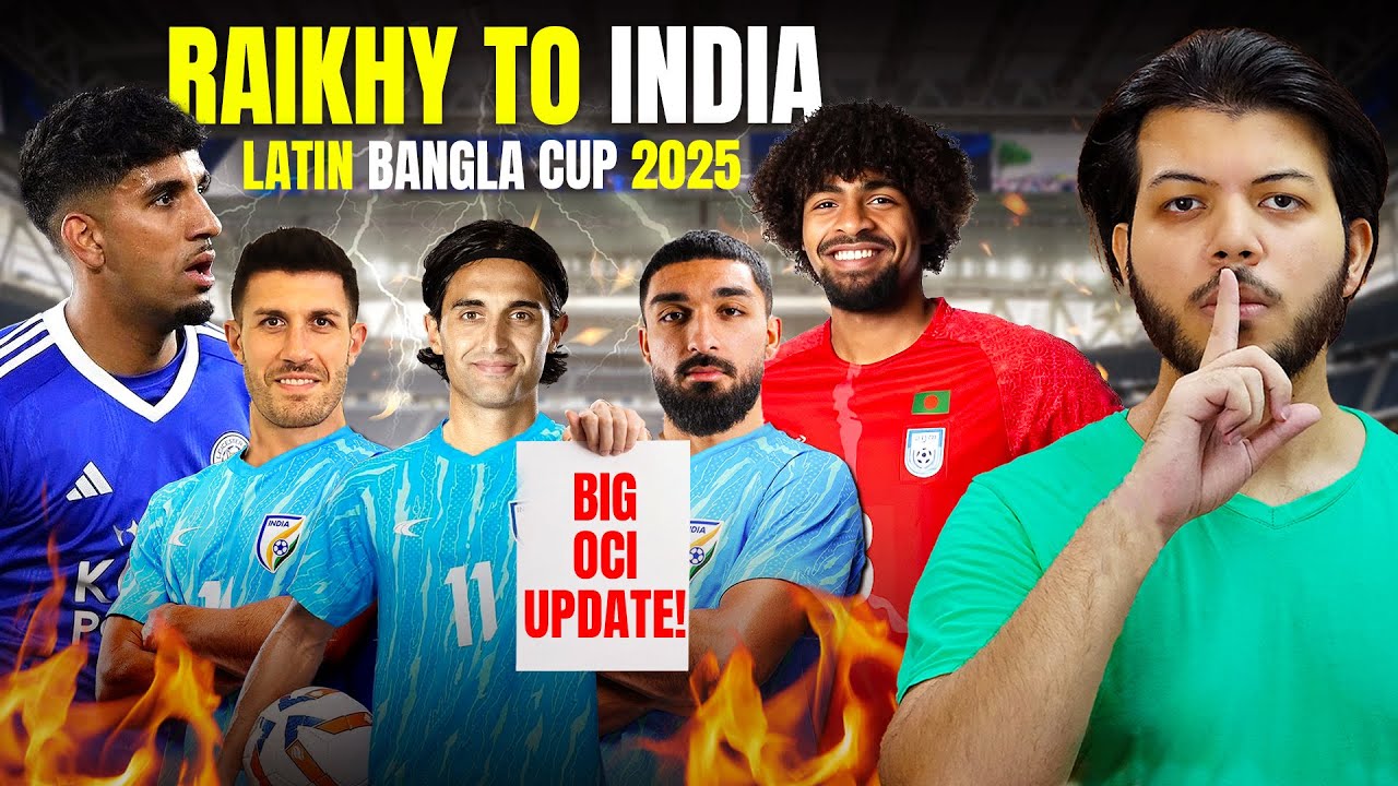 ARJAN RAIKHY & SPORTS PASSPORT FOR OCI IN INDIA?🔥 | BANGLADESH VS BRAZIL IN DHAKA 