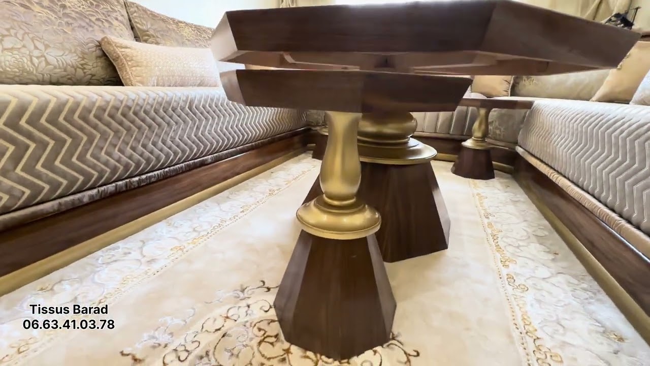 صالون راقي رائع من لمسات سي عادل من مدينة بوسكورة 