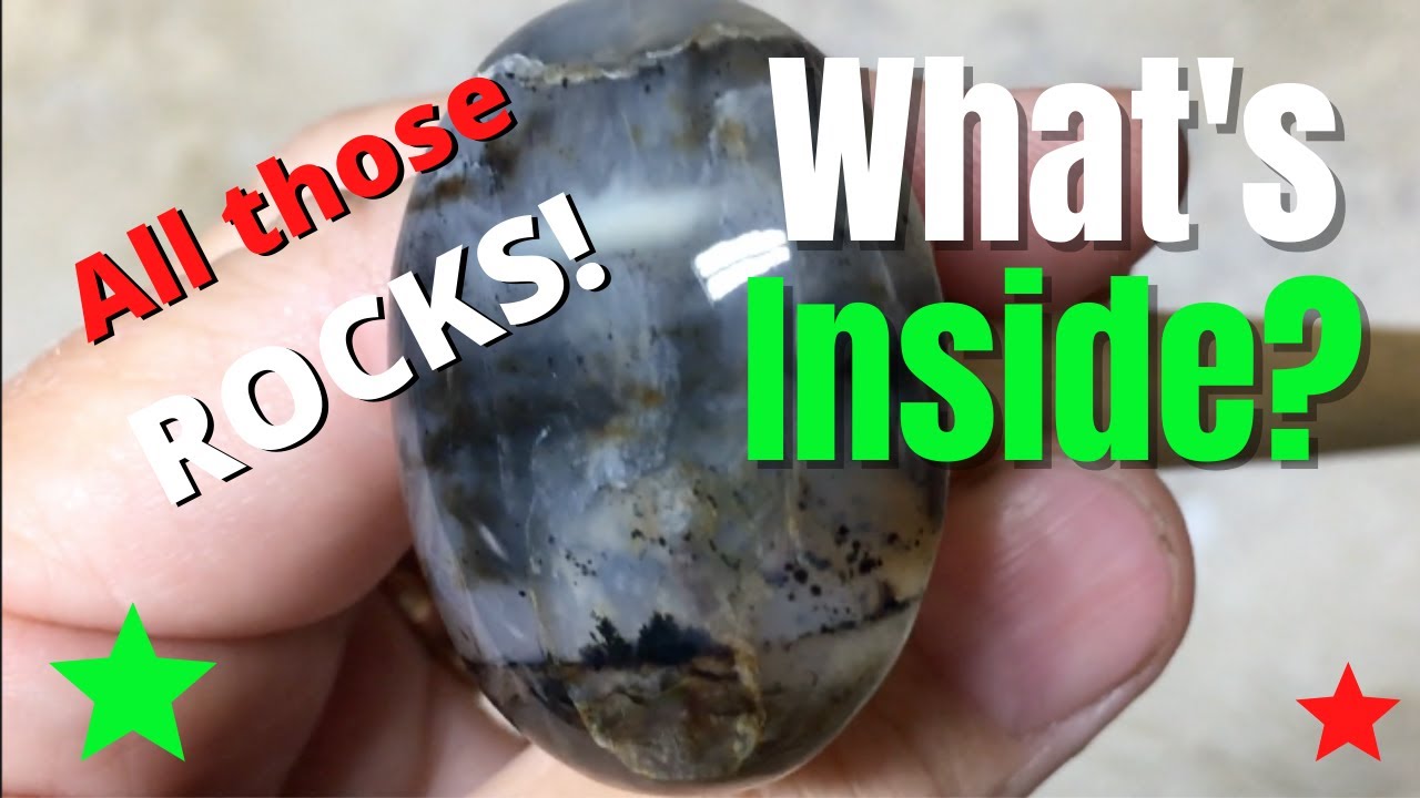 WHAT'S INSIDE THIS ROCK? Find, slice and cab rocks from the Yellowstone River