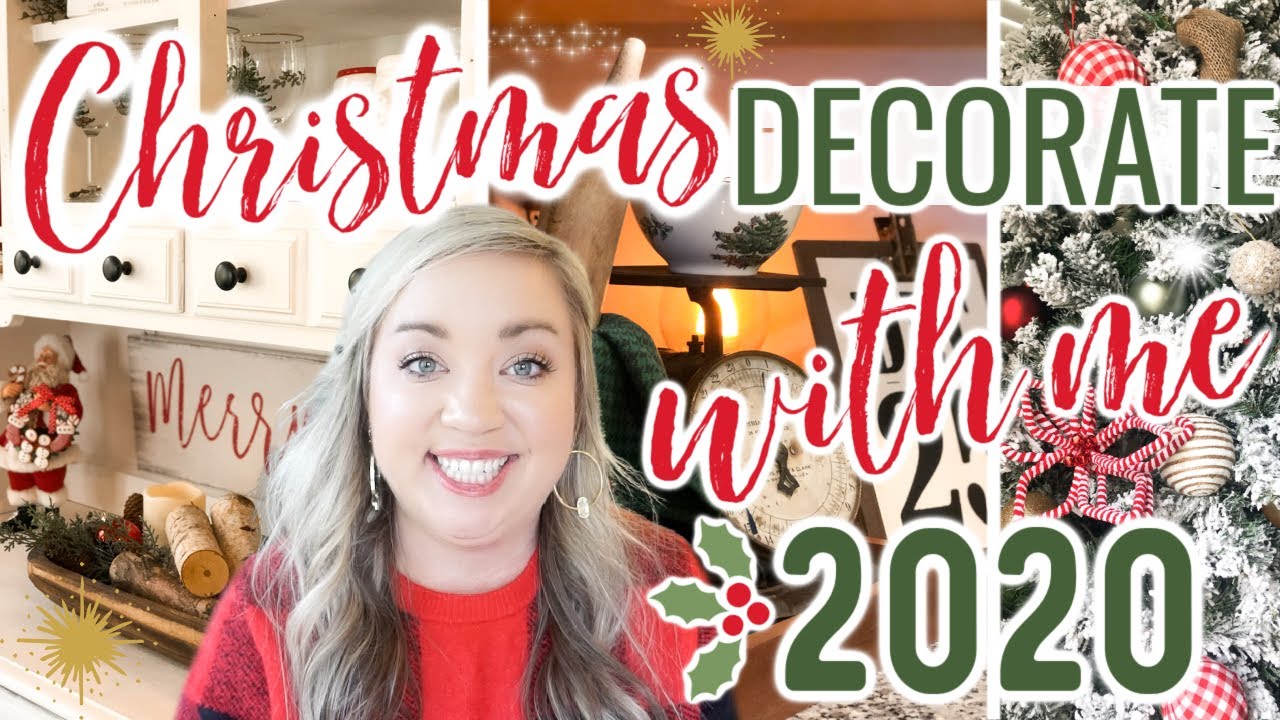 CHRISTMAS DECORATE WITH ME 2020 PT 1 | VINTAGE CHRISTMAS DECOR +DECORATING IDEAS | JESSICA O'DONOHUE