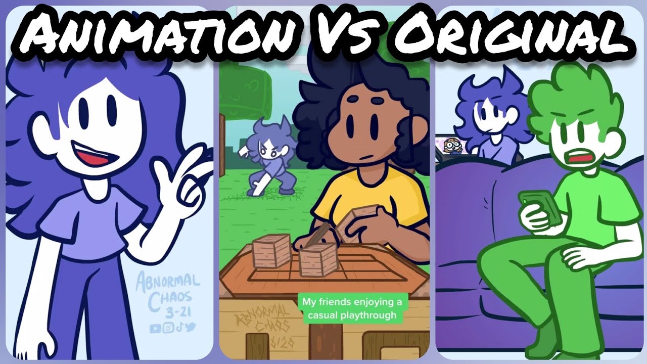 Animation Vs Original | TikTok Compilation from @abnormalchaos