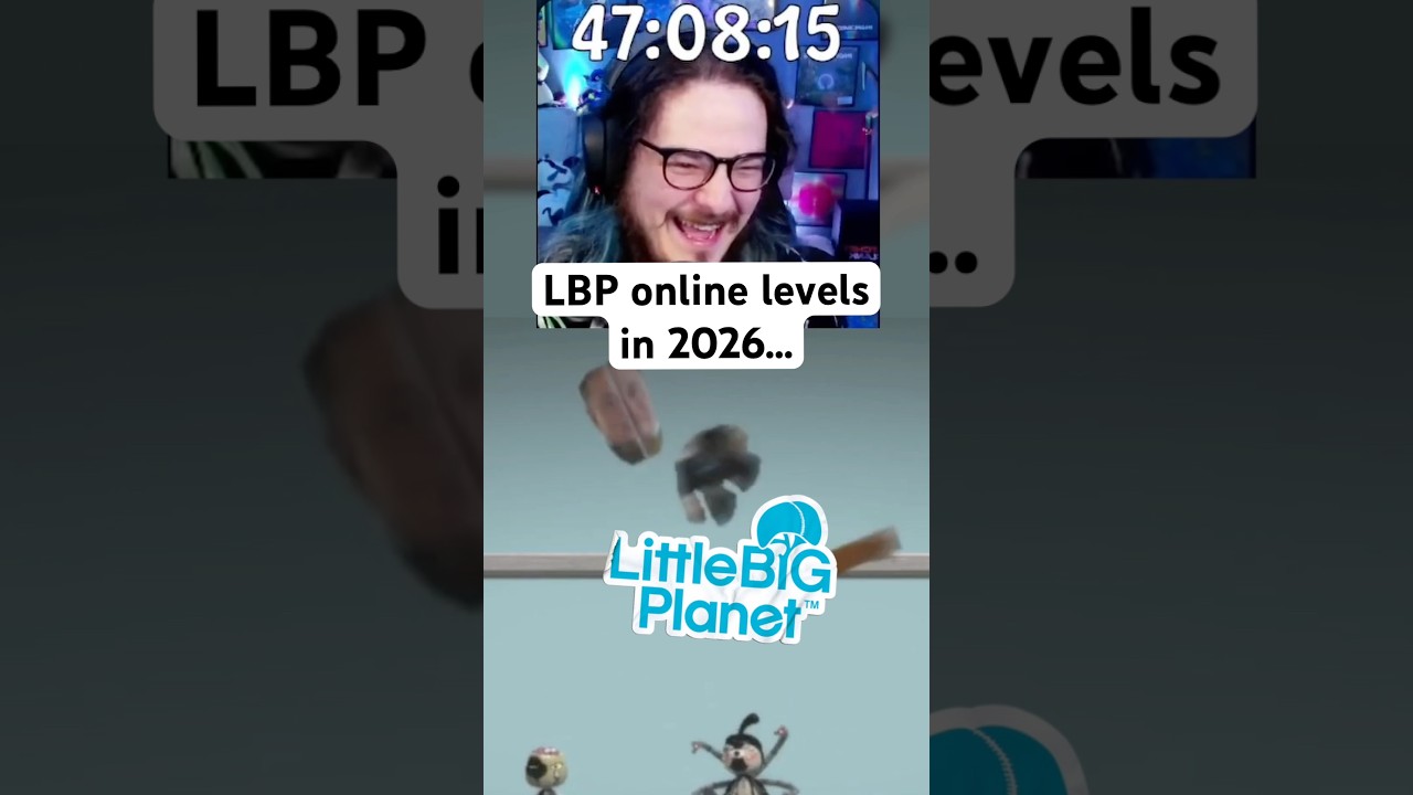 Уровни в онлайн-игре Little Big Planet в 2026 году&hellip; о боже 💀 #LBP #онлайнигры #LittleBigPlanet #с...