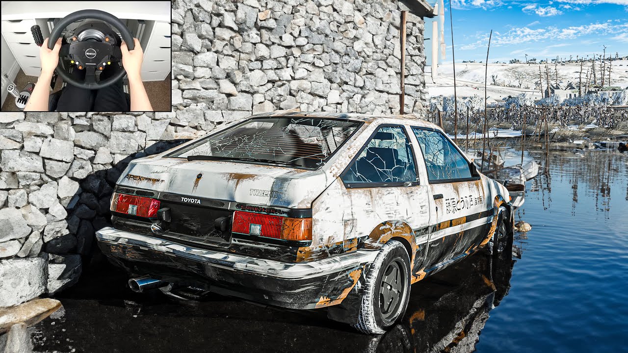 Abandoned Toyota AE86 - Forza Horizon 4 (Steering Wheel + Shifter) Gameplay