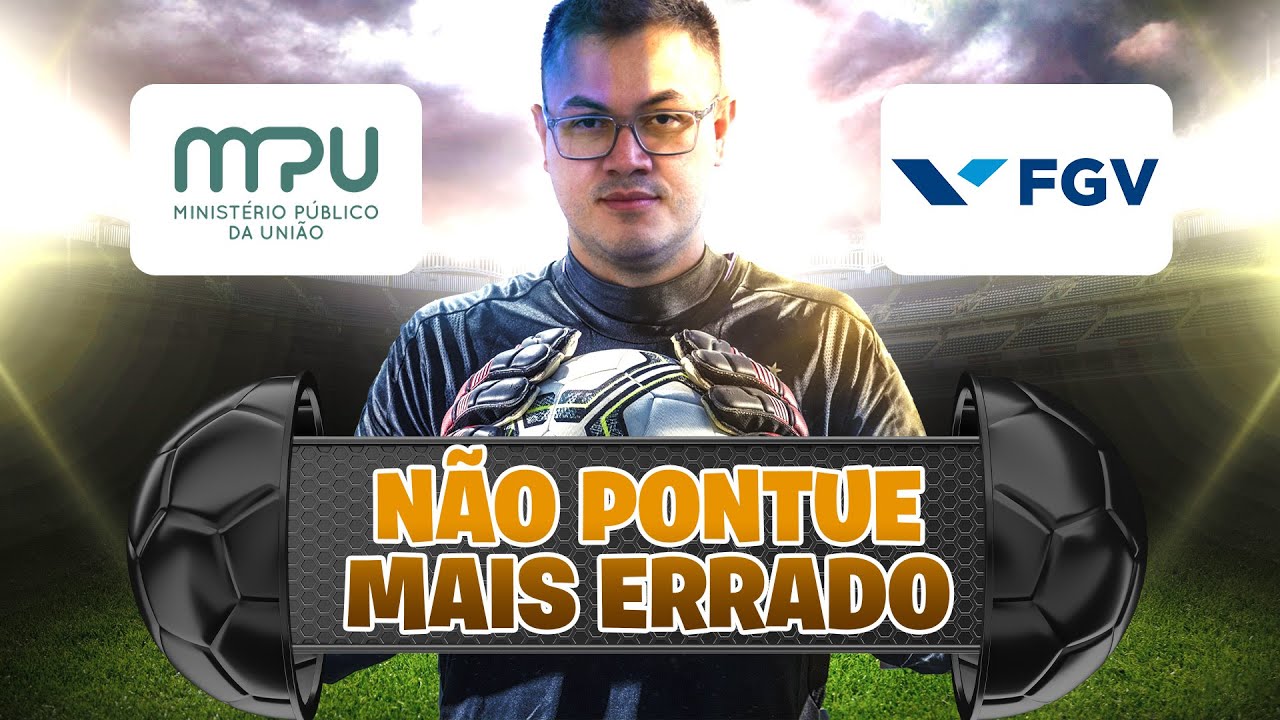 PONTUAÇÃO - LÍNGUA PORTUGUESA - MPU (BANCA FGV)
