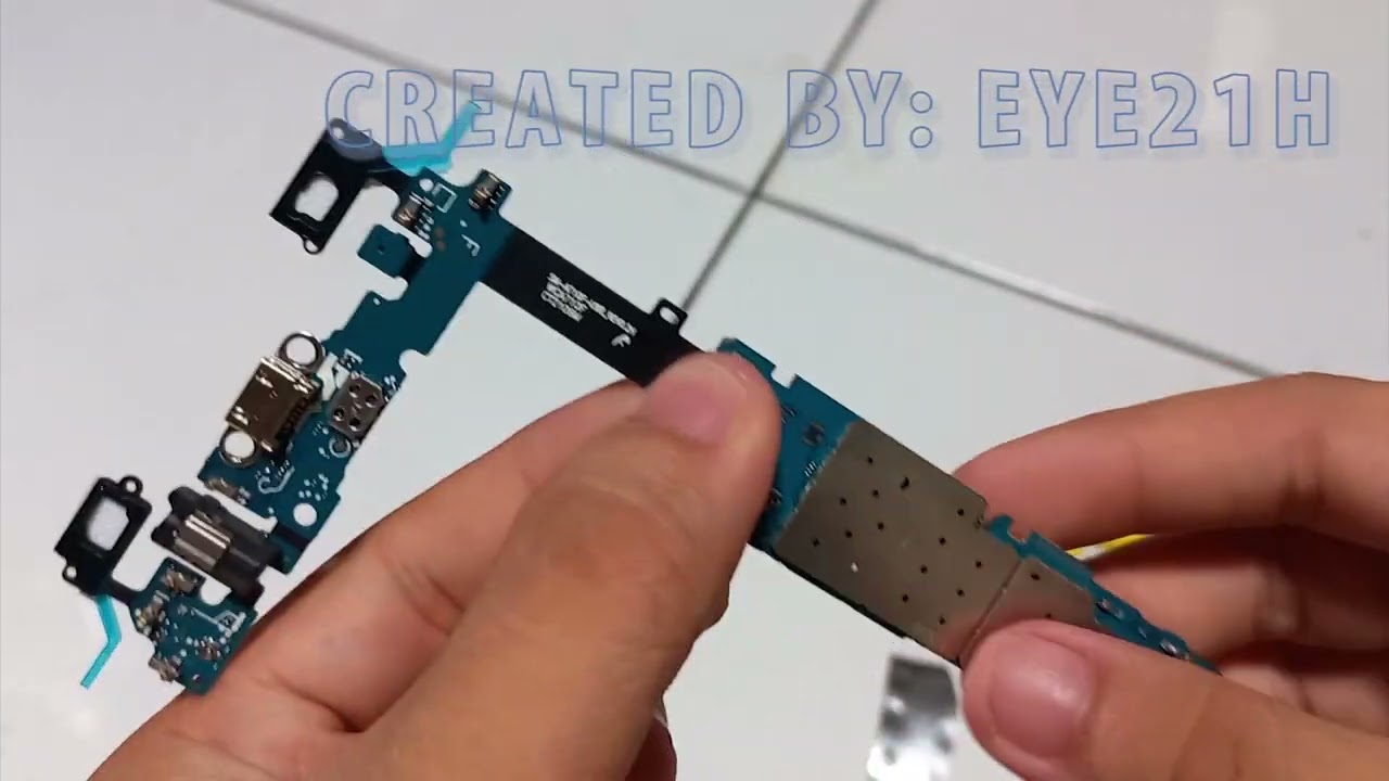 Unboxing flexible Charger port Samsung A7 2016