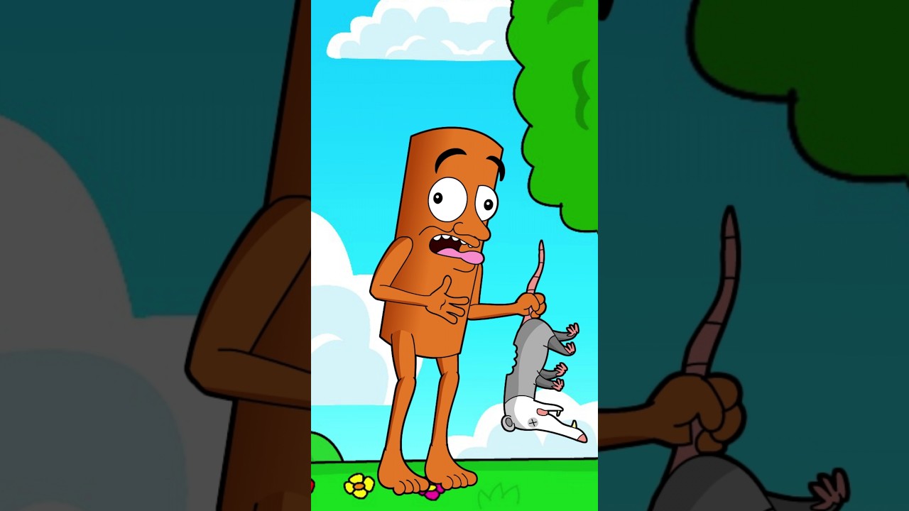 TUM TUM SAHUR VOMITA EN EL BOSQUE 😂 #animation  #casimochotv