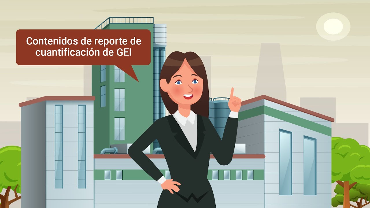 Contenidos de reporte de cuantificación de GEI