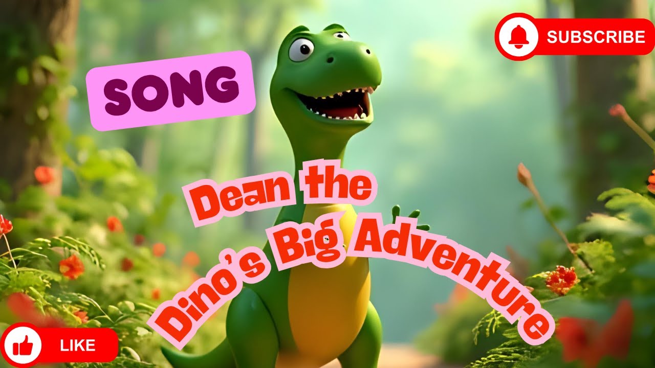 Dinosaur nursery rhyme for kids | Dean the Dino&rsquo;s Big Adventure  | Dinosaur Song for Kids & Toddlers
