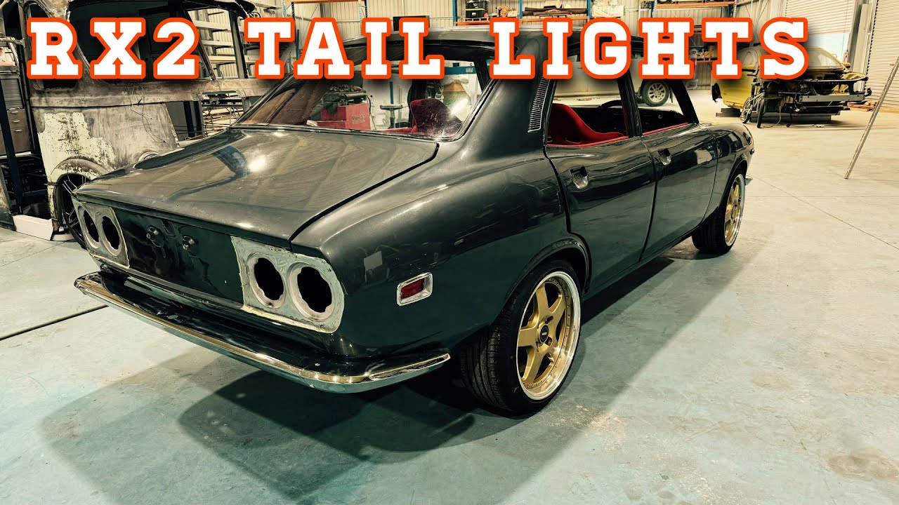 RX2 Tail light conversion on a Mazda Capella
