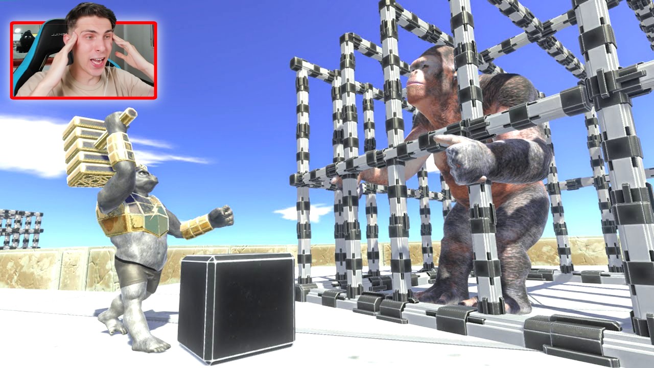 GORO MARTILLO THOR ESCAPA DE LA PRISION - ANIMAL REVOLT BATTLE SIMULATOR