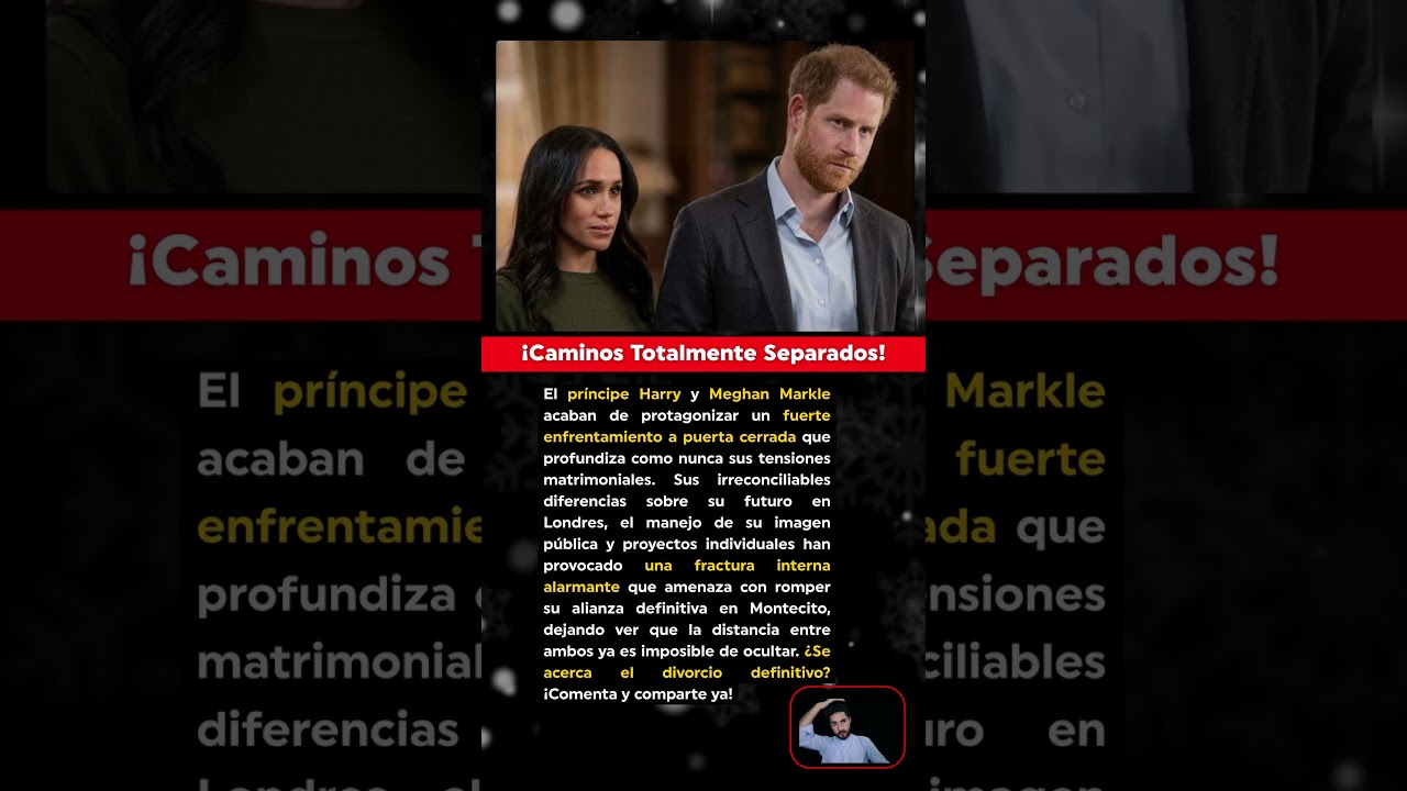 &Uacute;LTIMA HORA:The News revela el nuevo conflicto que pone en jaque el matrimoniode los duques deSussex